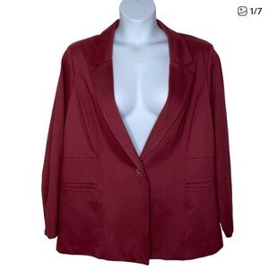 Torrid Deep Red Blazer